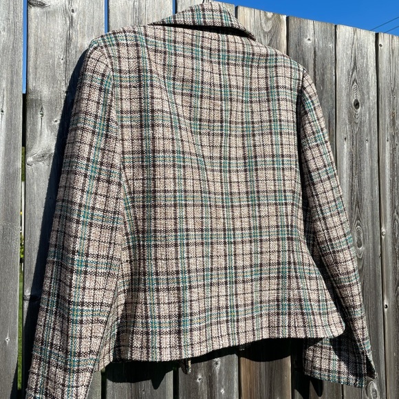 Oversized plaid blazer - Picture 5 of 5